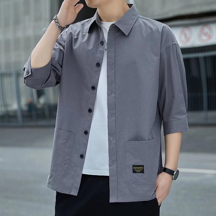 Mens zipper dress shirts