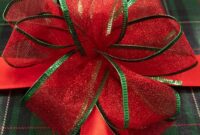 How to make a christmas decoration bow