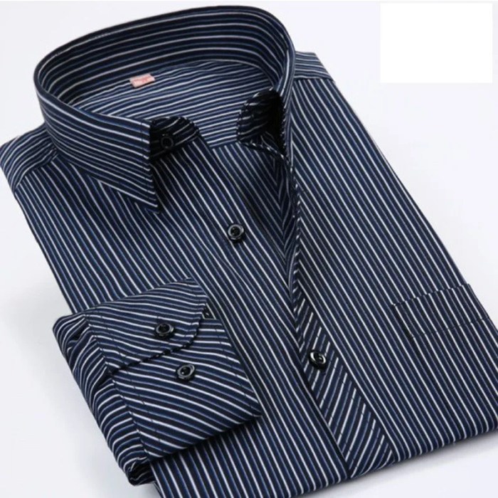 Striped men's dress shirts