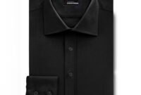 Black men dress shirt