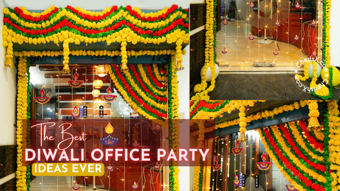 How to decorate office desk for diwali