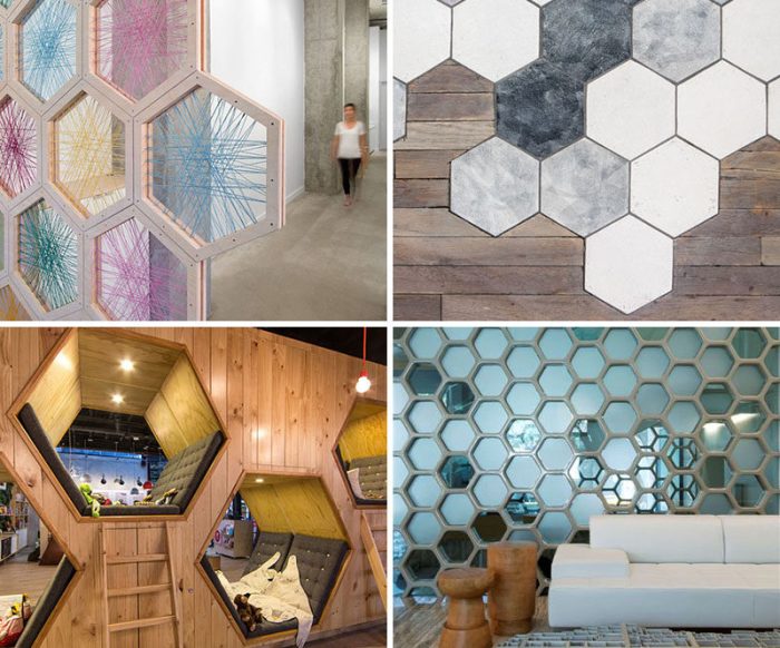 How to decorate a hexagon room