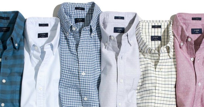 J crew factory men's dress shirts